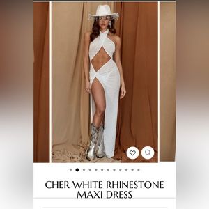 12th tribe Cher maxi white dress